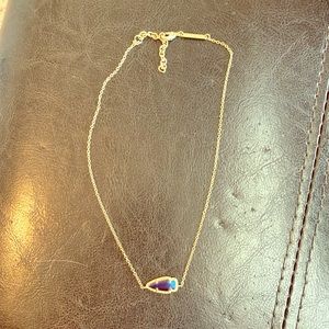 Kendra Scott iridescent cobalt necklace